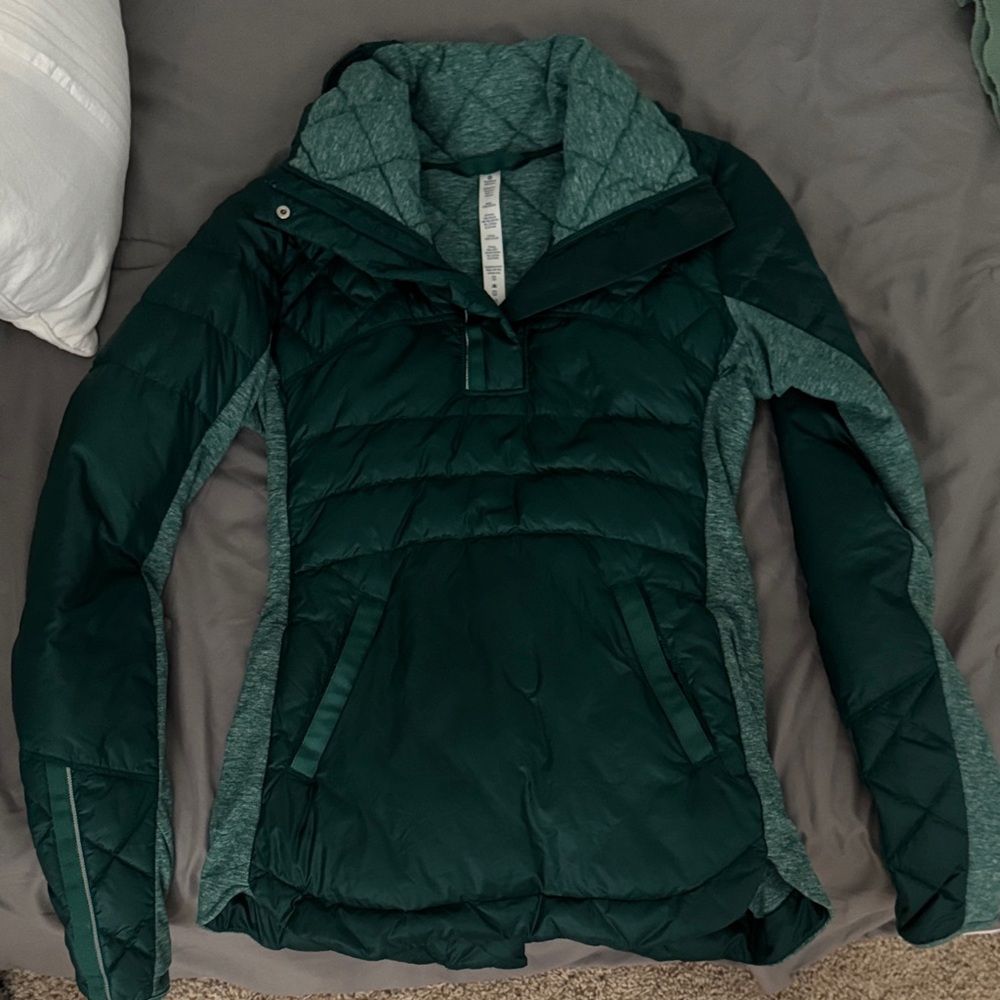 lululemon athletica Dark Green Puffer Jacket